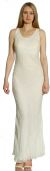 Broad Strapped Cascading Beads Formal Evening Dress in Ivory alternative view